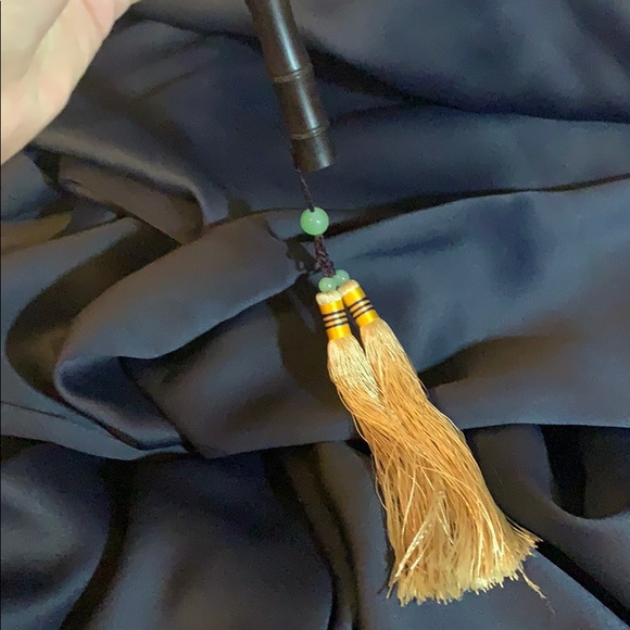 Traditional Chinese mandarin court fan - Picture 7 of 7